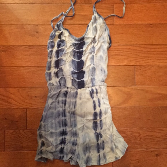 Charlotte Russe blue romper - Picture 2 of 3